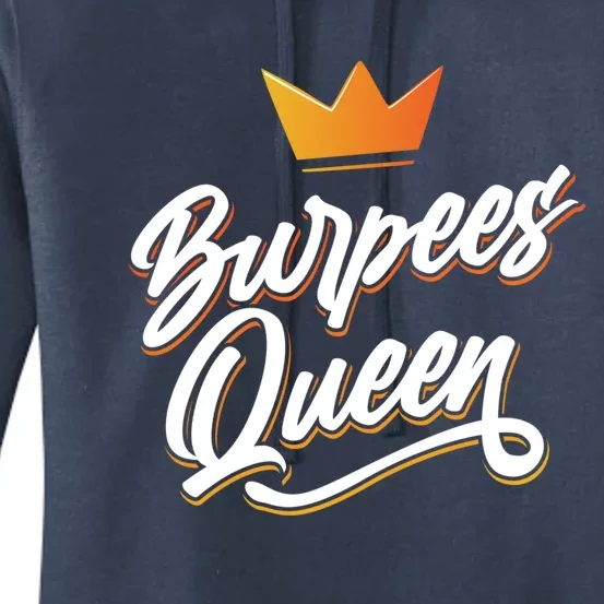 Burpees Queen Sport Workout Fitness Training Burpee Fan Great Gift Women's Pullover Hoodie