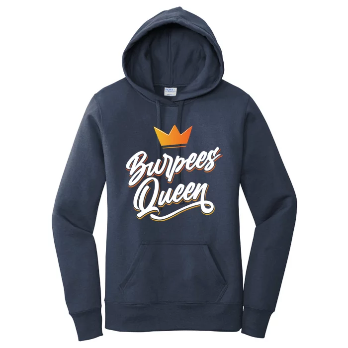 Burpees Queen Sport Workout Fitness Training Burpee Fan Great Gift Women's Pullover Hoodie