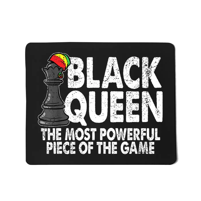 Black Queen The Most Powerful Piece Black History Month Mousepad