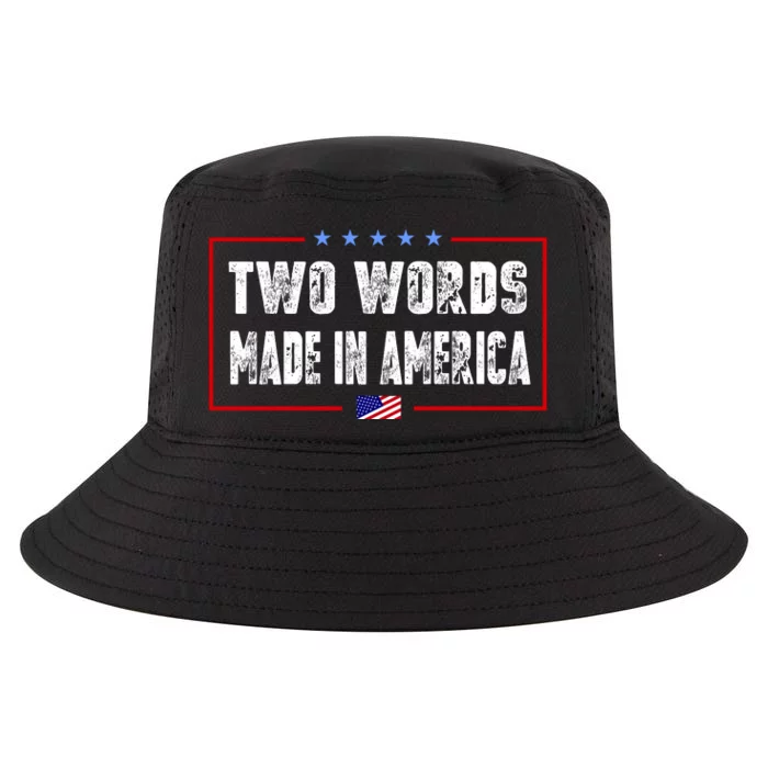 BIDEN QUOTE Two Words, Made In America Cool Comfort Performance Bucket Hat