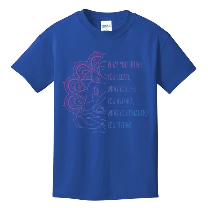 Buddha Quotes Thoughts Spirituality Gift Yoga Gift Kids T-Shirt