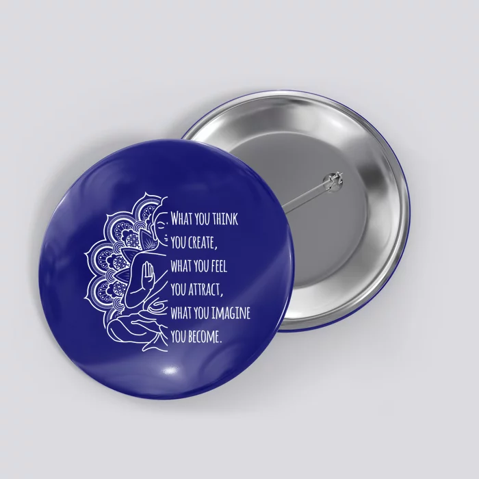 Buddha Quotes Thoughts Spirituality Meaningful Gift Yoga Gift Button