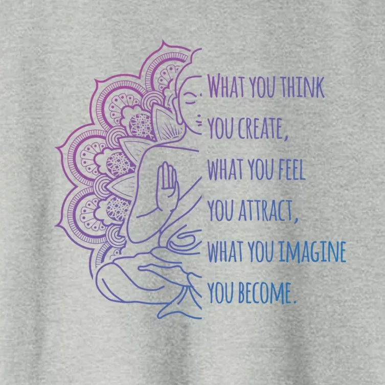 Buddha Quotes Thoughts Spirituality Meaningful Gift Yoga Gift Women's Crop Top Tee