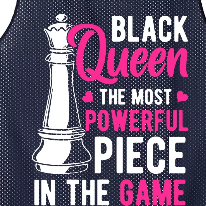 Black Queen The Most Powerful Piece In The Game Wo Mesh Reversible Basketball Jersey Tank