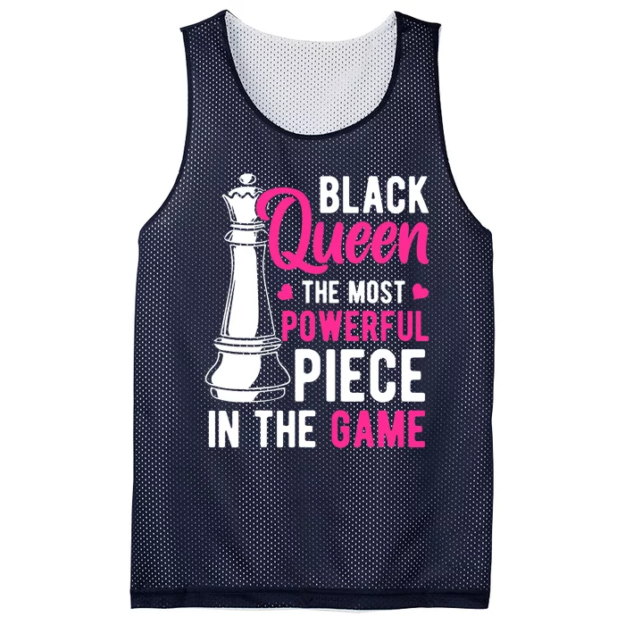 Black Queen The Most Powerful Piece In The Game Wo Mesh Reversible Basketball Jersey Tank