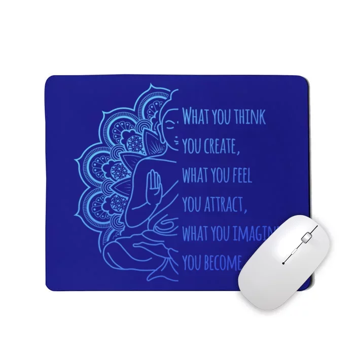 Buddha Quotes Thoughts Spirituality Meaningful Gift Yoga Gift Mousepad