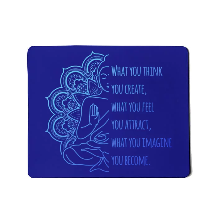 Buddha Quotes Thoughts Spirituality Meaningful Gift Yoga Gift Mousepad