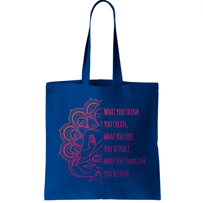 Buddha Quotes Thoughts Spirituality Meaningful Gift Yoga Gift Tote Bag