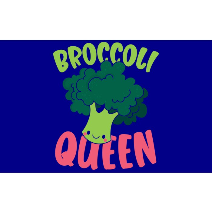 Broccoli Queen Vegan Lover Vegetable Healthy Vegetarian Funny Gift Bumper Sticker