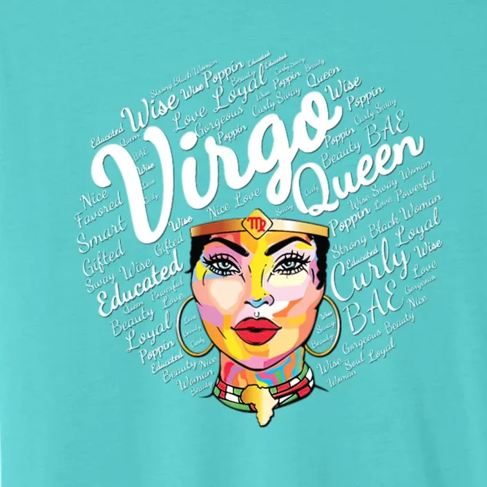 Black Queen Virgo Design For Black Born In August Great Gift ChromaSoft Performance T-Shirt