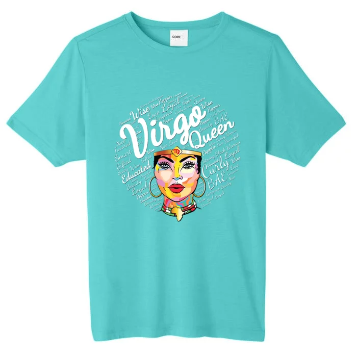 Black Queen Virgo Design For Black Born In August Great Gift ChromaSoft Performance T-Shirt