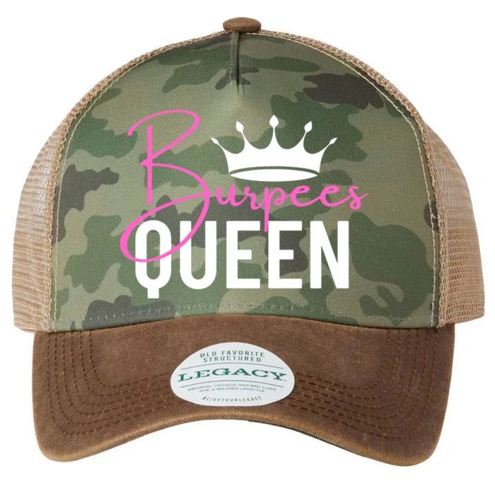 Burpees Queen Workout Exercise Gift Legacy Tie Dye Trucker Hat