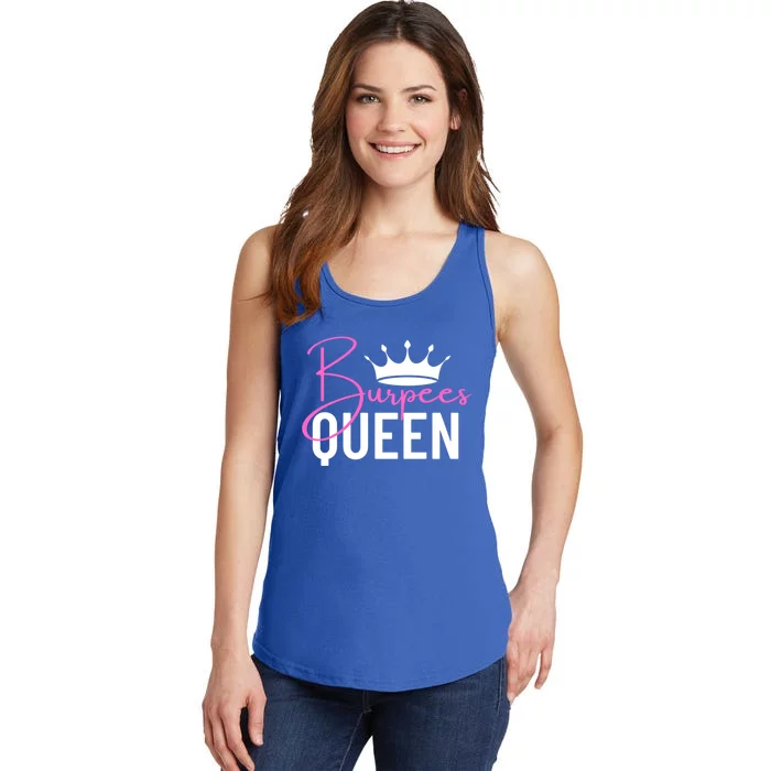 Burpees Queen Workout Exercise Gift Ladies Essential Tank