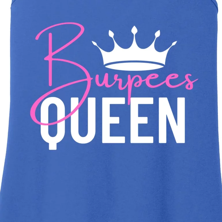 Burpees Queen Workout Exercise Gift Ladies Essential Tank