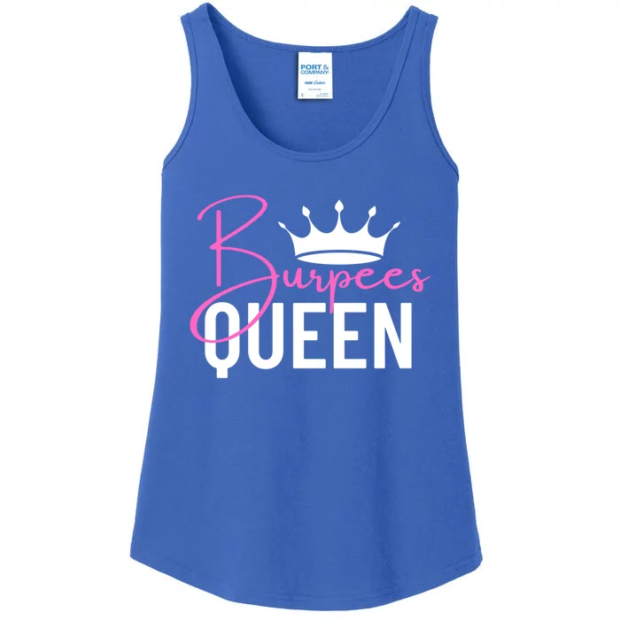 Burpees Queen Workout Exercise Gift Ladies Essential Tank