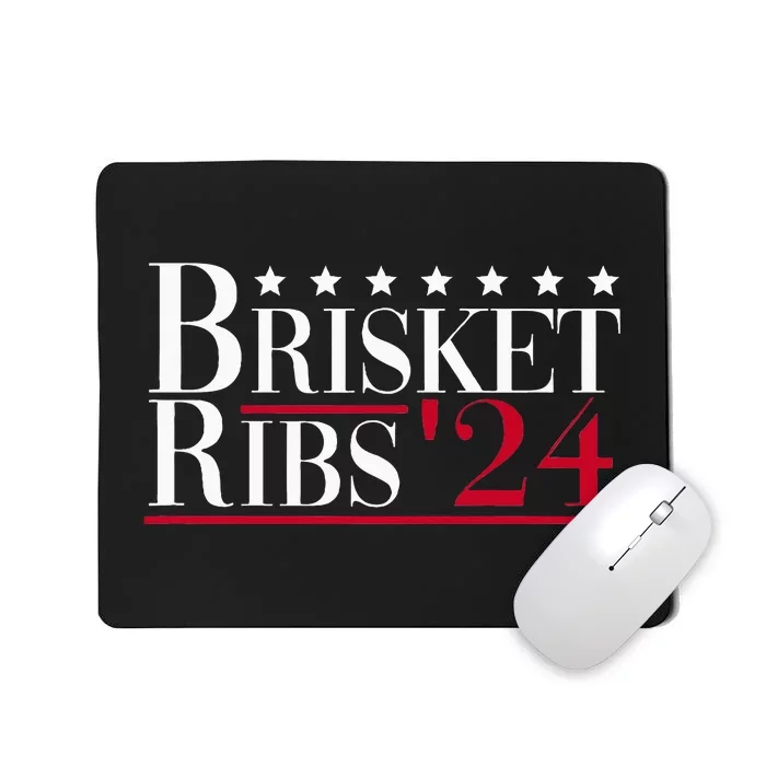 Brisket Ribs 2024 Funny Bbq Barbecue Political Election Mousepad