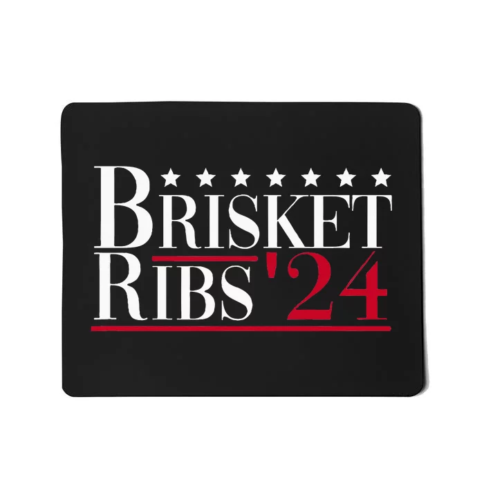 Brisket Ribs 2024 Funny Bbq Barbecue Political Election Mousepad