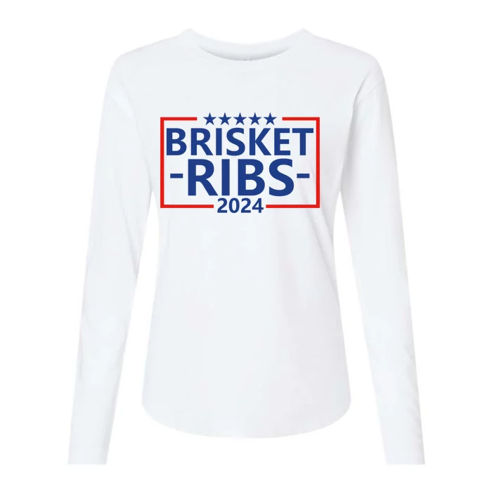 Brisket Ribs 2024 Womens Cotton Relaxed Long Sleeve T-Shirt