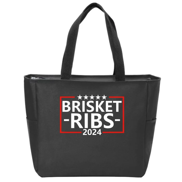 Brisket Ribs 2024 Zip Tote Bag