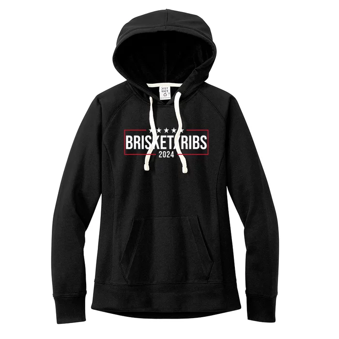 Brisket Ribs 2024 Women's Fleece Hoodie