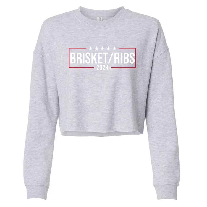 Brisket Ribs 2024 Cropped Pullover Crew