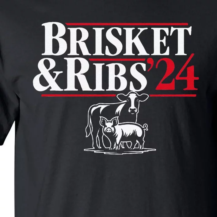 Brisket & Ribs 24 Funny Political Tall T-Shirt