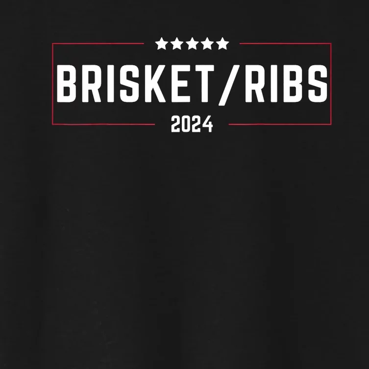 Brisket Ribs 2024 Women's Crop Top Tee