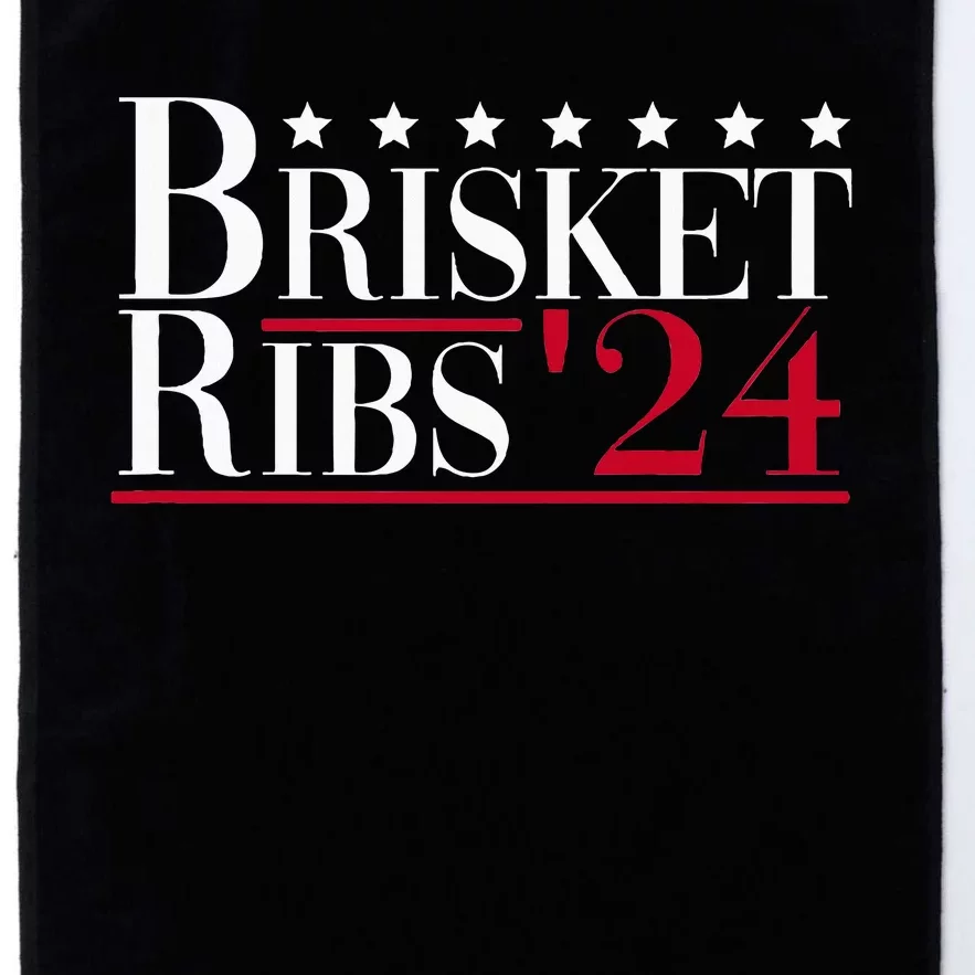 Brisket Ribs 2024 Funny Bbq Barbecue Political Election Platinum Collection Golf Towel