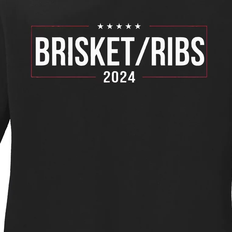 Brisket Ribs 2024 Ladies Long Sleeve Shirt