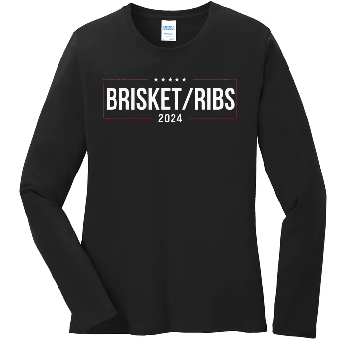 Brisket Ribs 2024 Ladies Long Sleeve Shirt