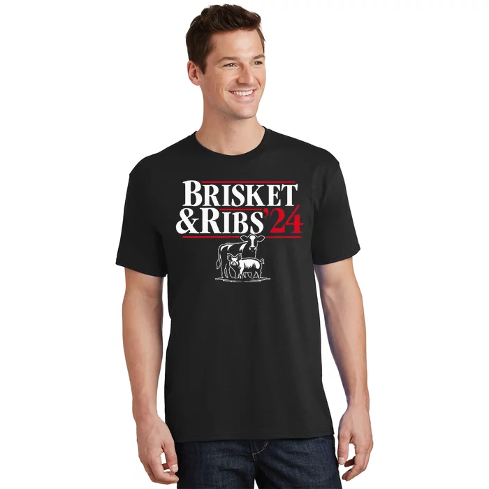 Brisket & Ribs 24 Funny Political T-Shirt