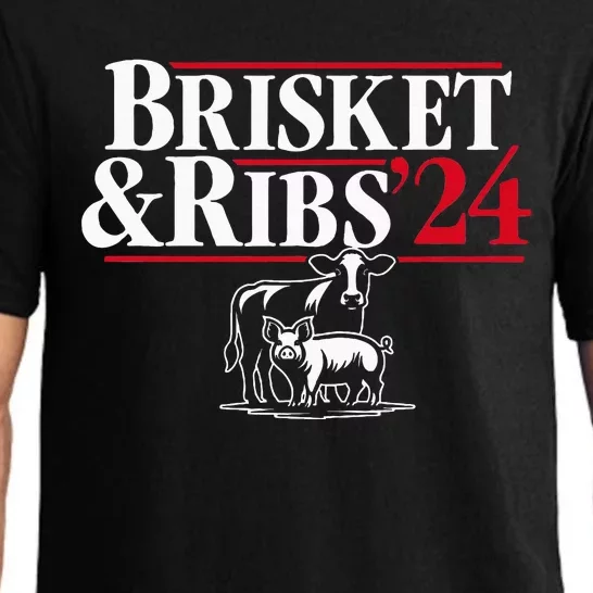 Brisket & Ribs 24 Funny Political Pajama Set