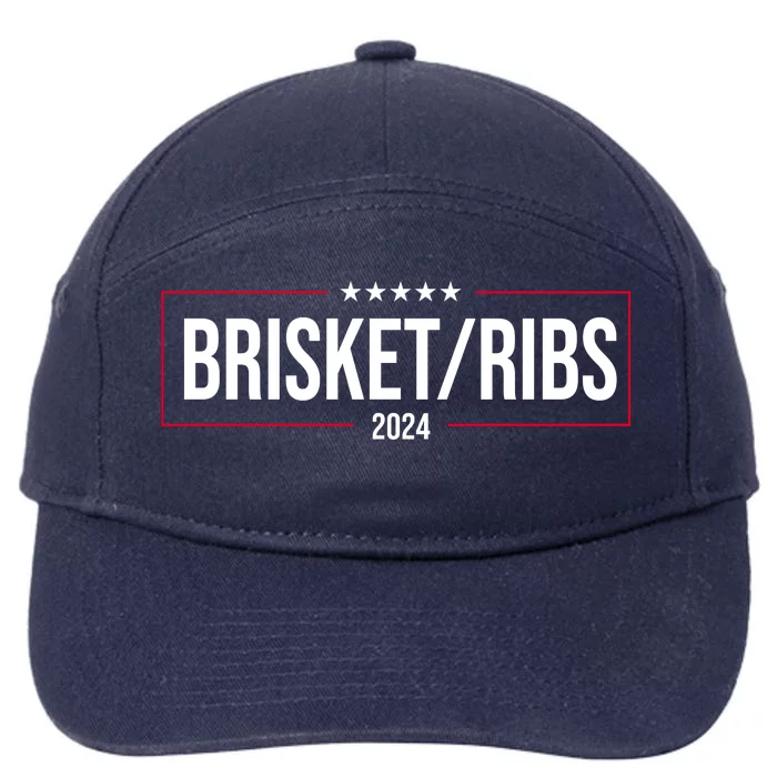 Brisket Ribs 2024 Political 7-Panel Snapback Hat