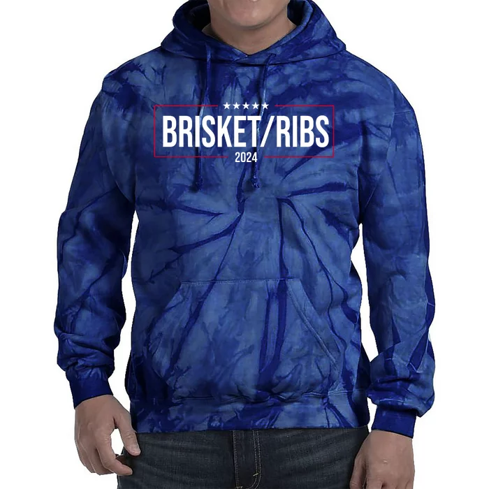 Brisket Ribs 2024 Political Tie Dye Hoodie