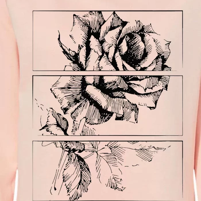 Black Roses Aesthetic Clothing Soft Grunge Clothes Goth Punk Womens California Wash Sweatshirt