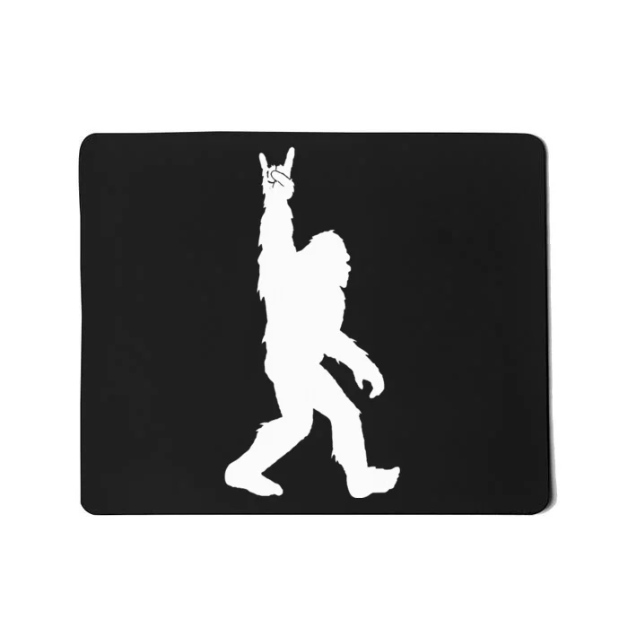 Bigfoot Rock And Roll For Sasquatch Believers Mousepad