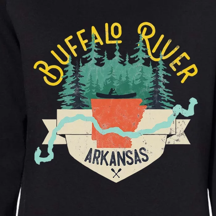 Buffalo River Arkansas National Park River Womens California Wash Sweatshirt