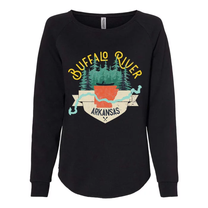 Buffalo River Arkansas National Park River Womens California Wash Sweatshirt