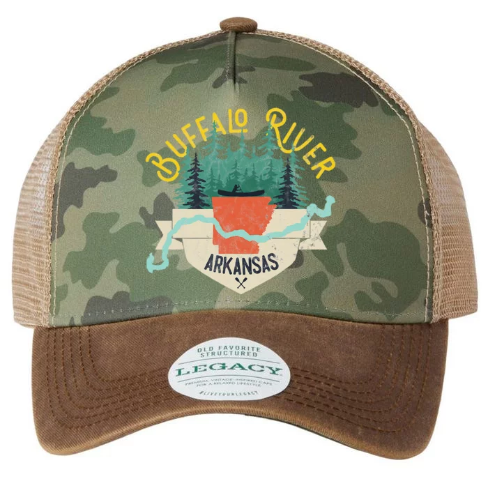 Buffalo River Arkansas National Park River Floating Kayak Legacy Tie Dye Trucker Hat