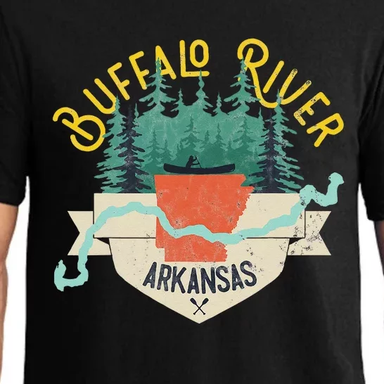 Buffalo River Arkansas National Park River Floating Kayak Pajama Set