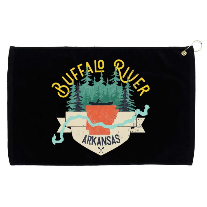 Buffalo River Arkansas National Park River Floating Kayak Grommeted Golf Towel