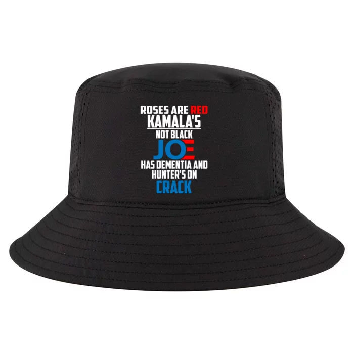 Biden Roses Are Red Kamala Not Black Joe Cool Comfort Performance Bucket Hat