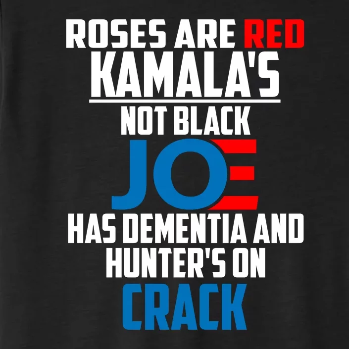 Biden Roses Are Red Kamala Not Black Joe ChromaSoft Performance T-Shirt