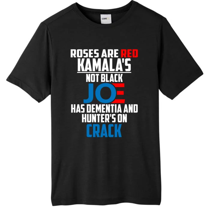 Biden Roses Are Red Kamala Not Black Joe ChromaSoft Performance T-Shirt