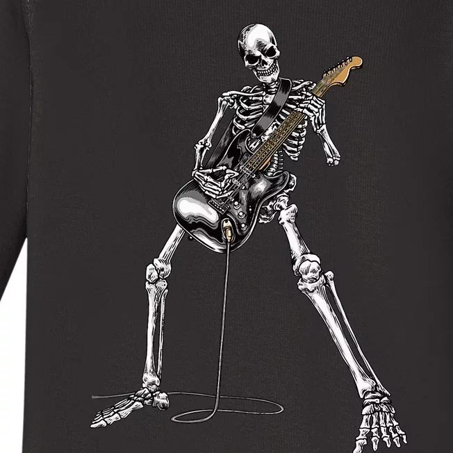 Band Rock And Roll Guitar Band Baby Long Sleeve Bodysuit