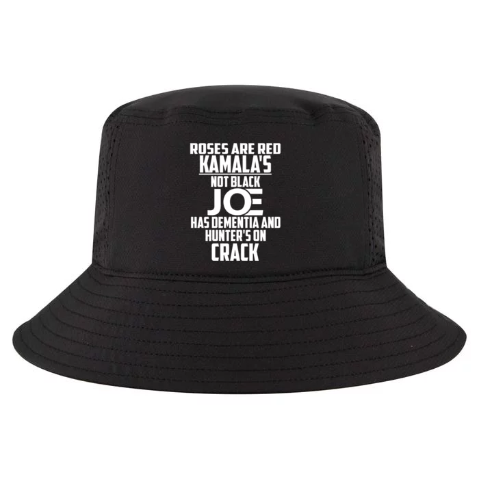 Biden Roses Are Red Kamala Not Black Joe Cool Comfort Performance Bucket Hat