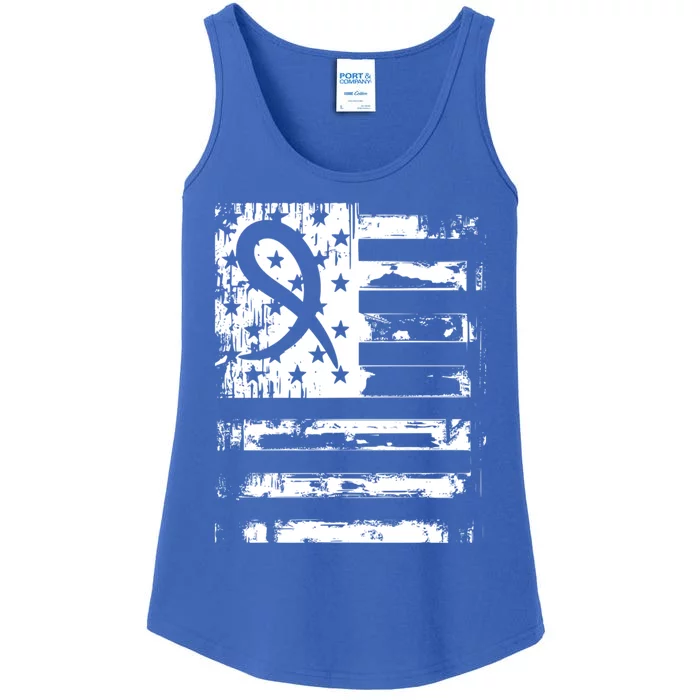 Black Ribbon Awareness Month Gift Ladies Essential Tank