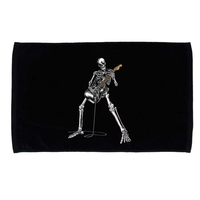 Band Rock And Roll Guitar For Men Band Microfiber Hand Towel