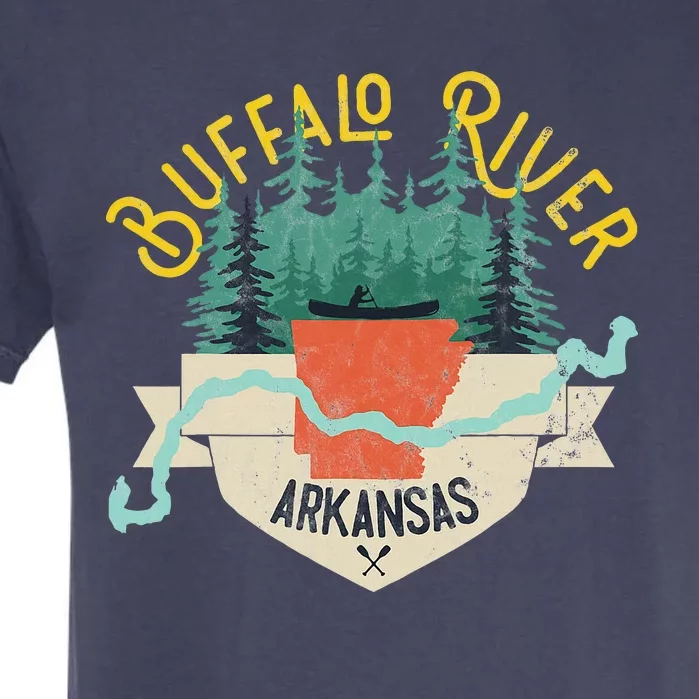 Buffalo River Arkansas National Park River Garment-Dyed Heavyweight T-Shirt