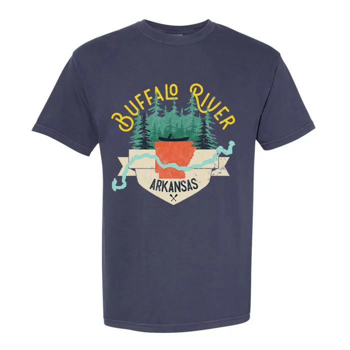 Buffalo River Arkansas National Park River Garment-Dyed Heavyweight T-Shirt